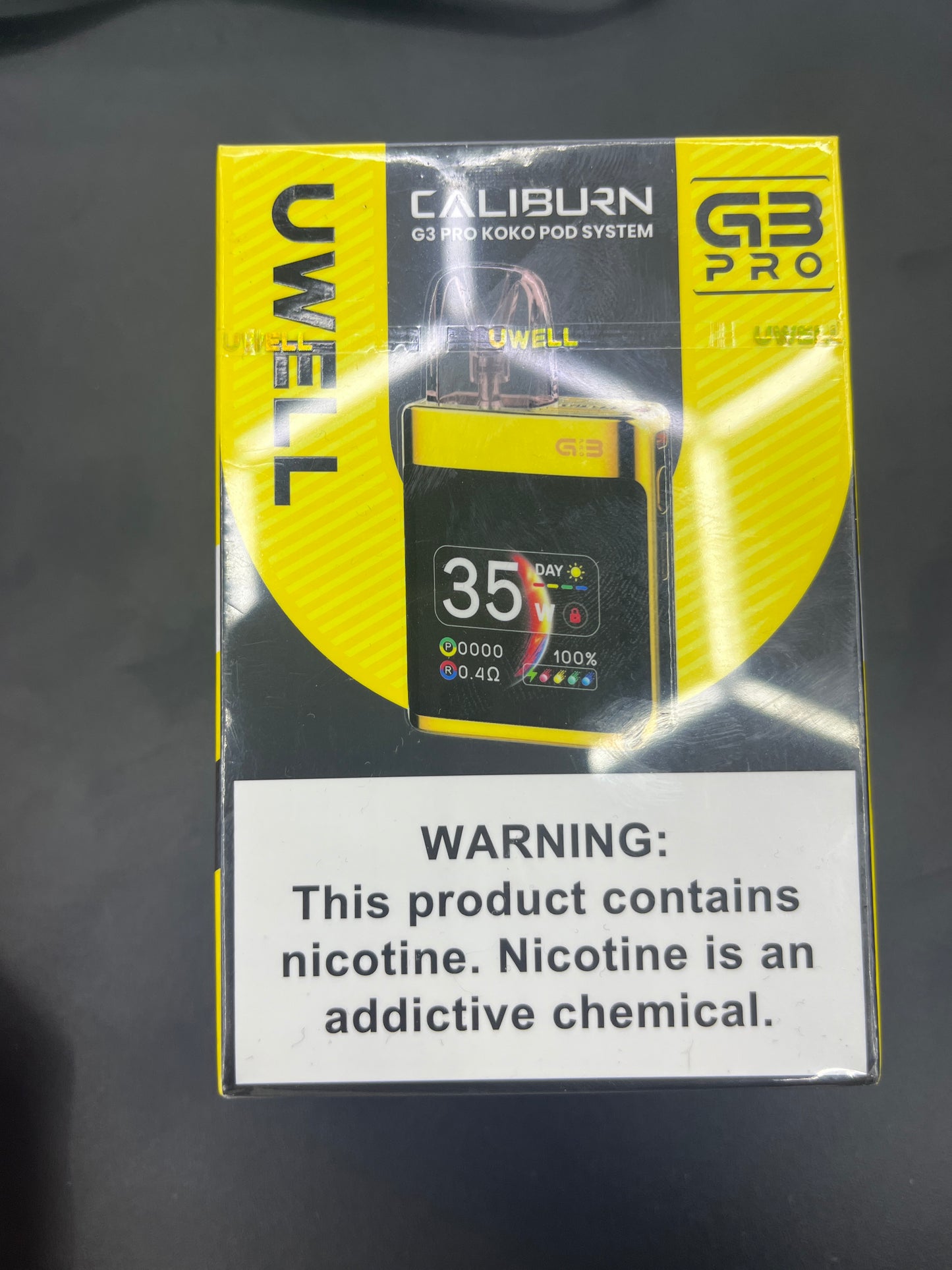 U well caliburn g3 pro koko pod luxury gold