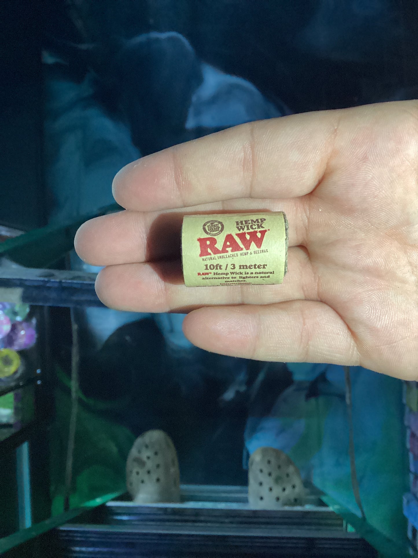 Raw hemp wick, 10 ft