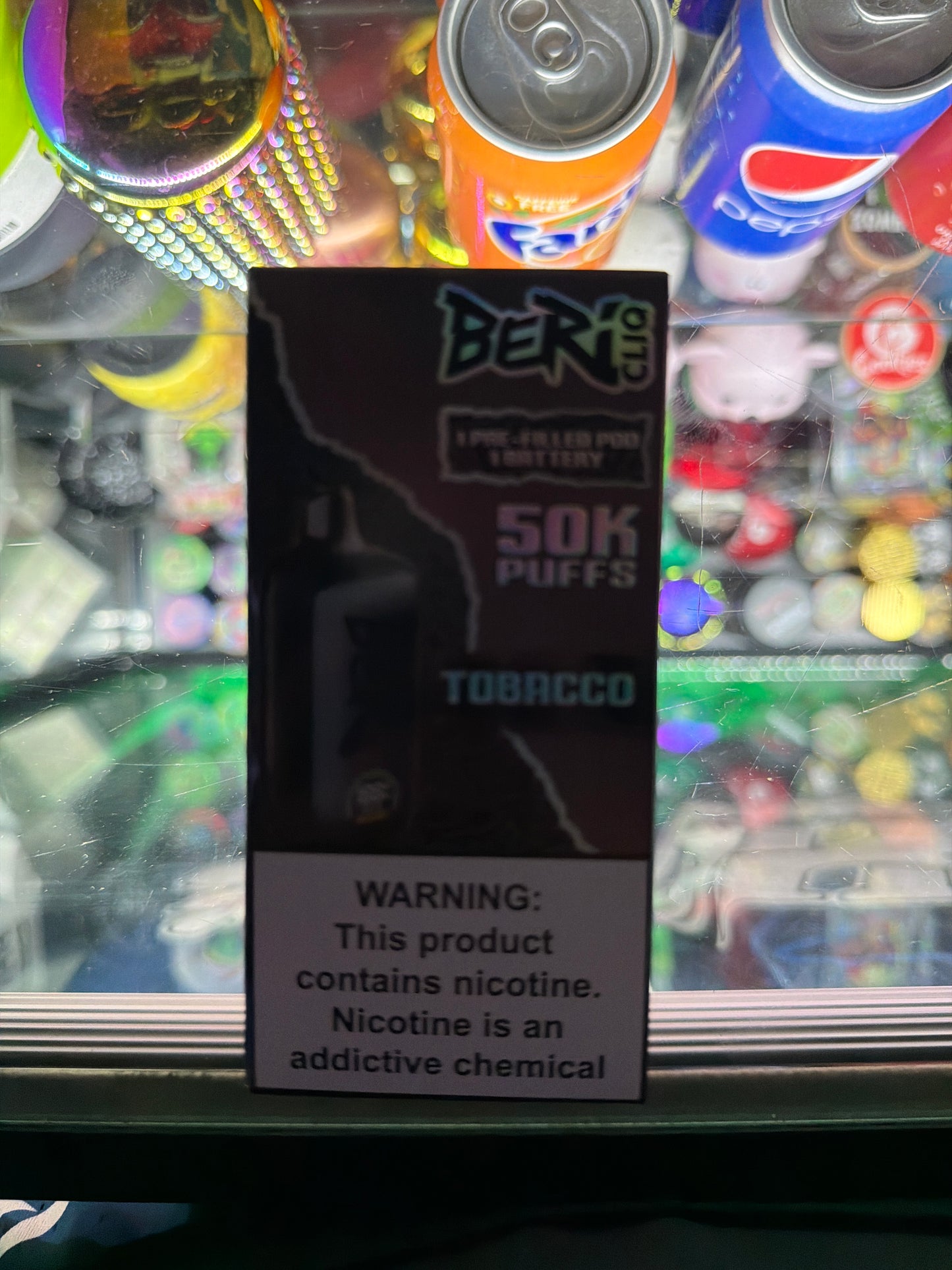 Beri Cliq 50K Puffs Pod + Kit tobacco