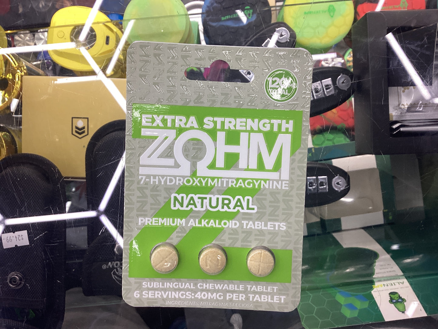 Zohm 7-hydroxy Extra strength natural 40mg tablets 3