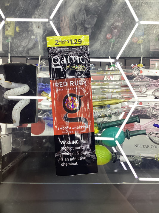 Game red ruby cigarillos