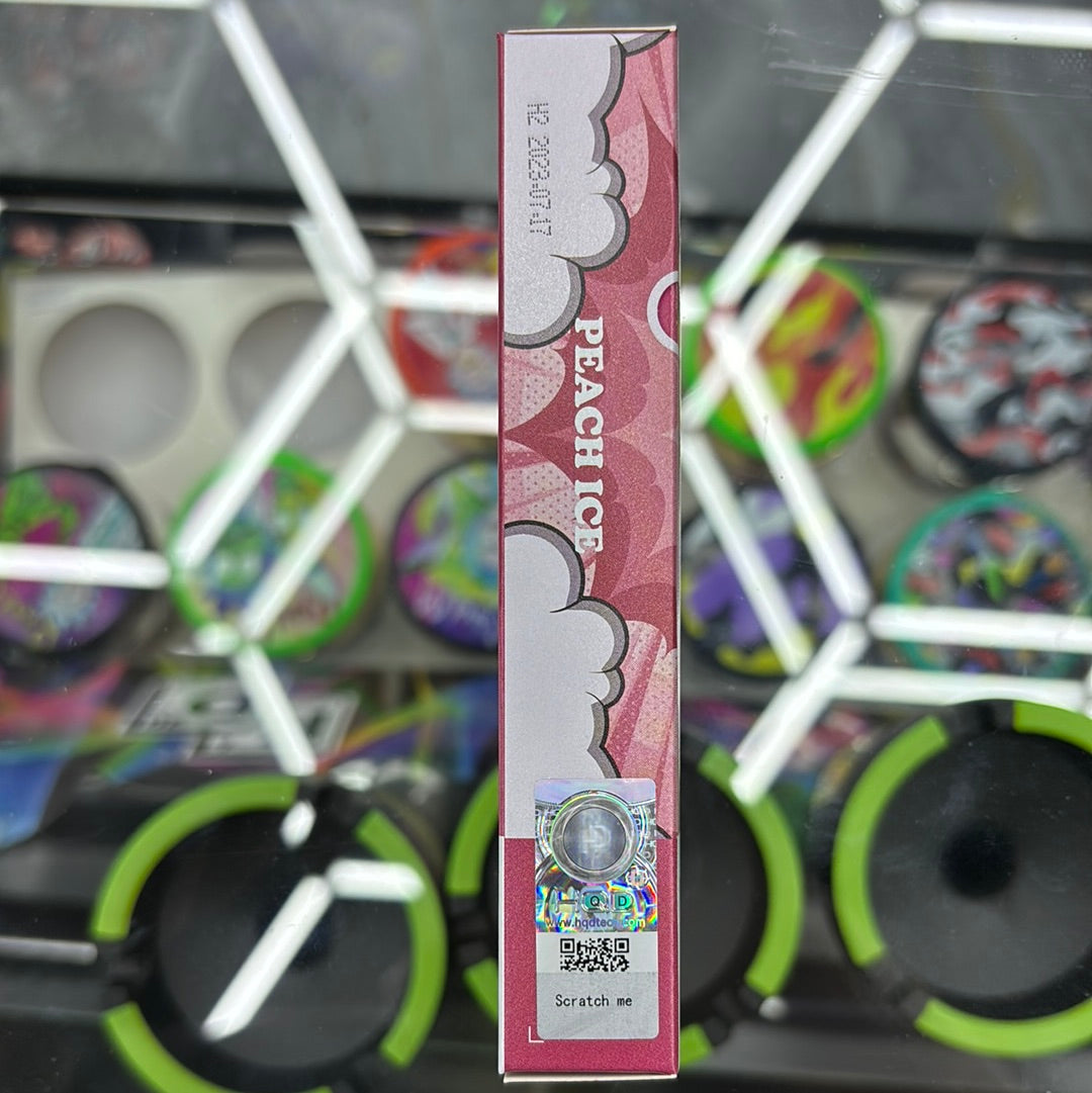 HQD peach ice, 1200 puffs curvie plus