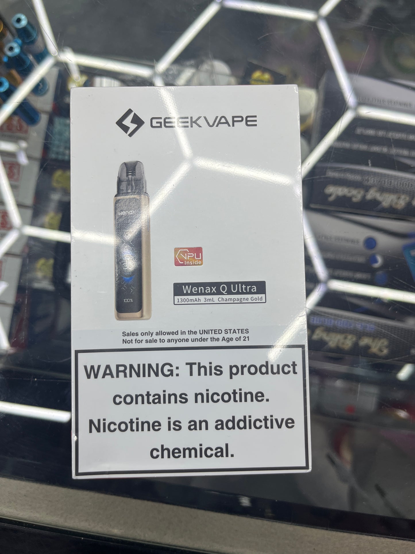 Geekvape wenax q ultra champagne gold