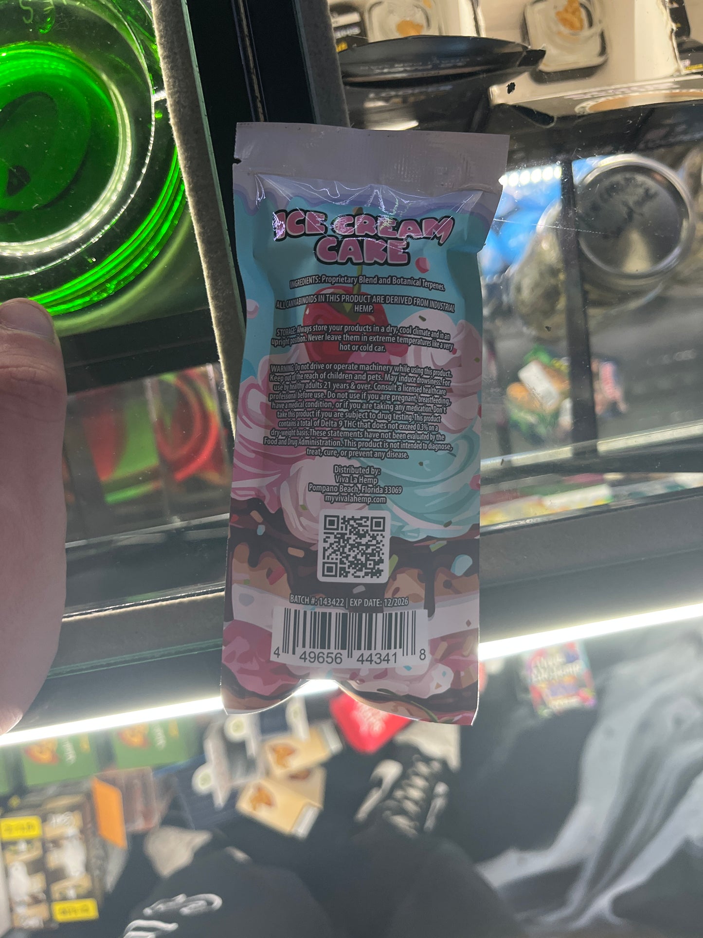 Viva la hemp 4.5g thca diamond preroll hybrid ice cream cake