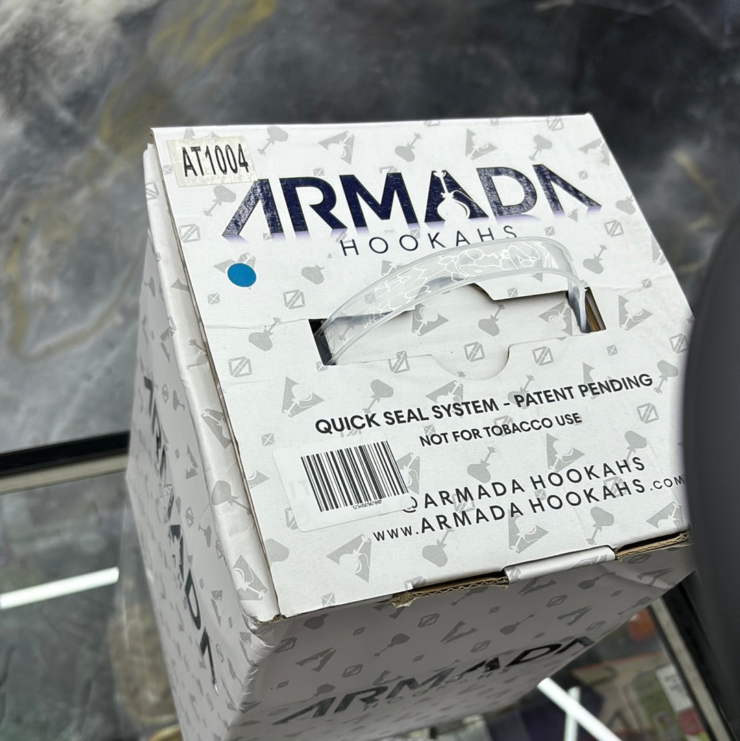 Armada hookahs marble dark blue large