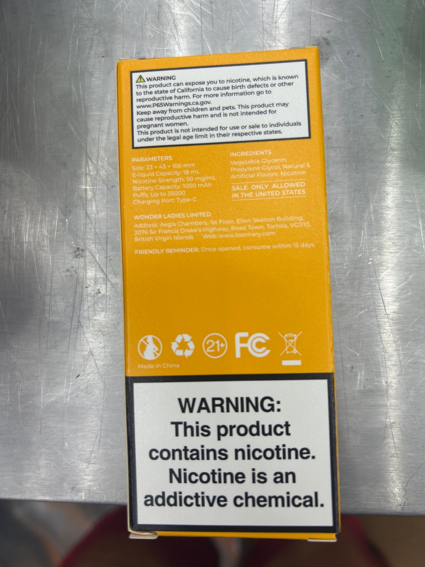 Lost Mary golden berry+ 35k hits