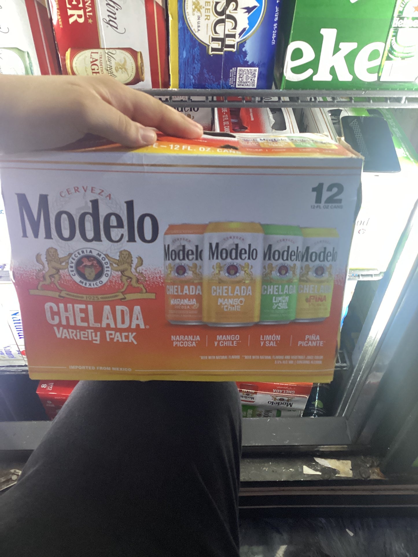 Modelo chelada varity 12 pack cans 12 oz