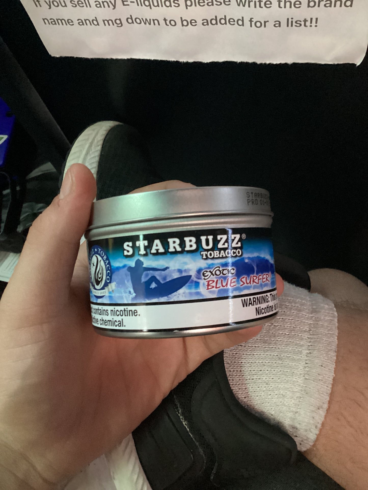 Starbuzz tobacco 100g exotic blue surfer
