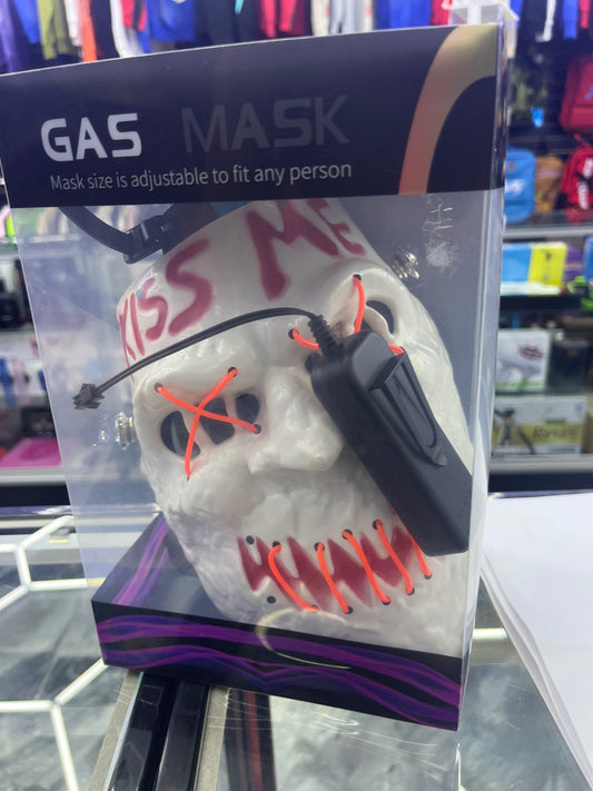 Idgaf led face gas mask