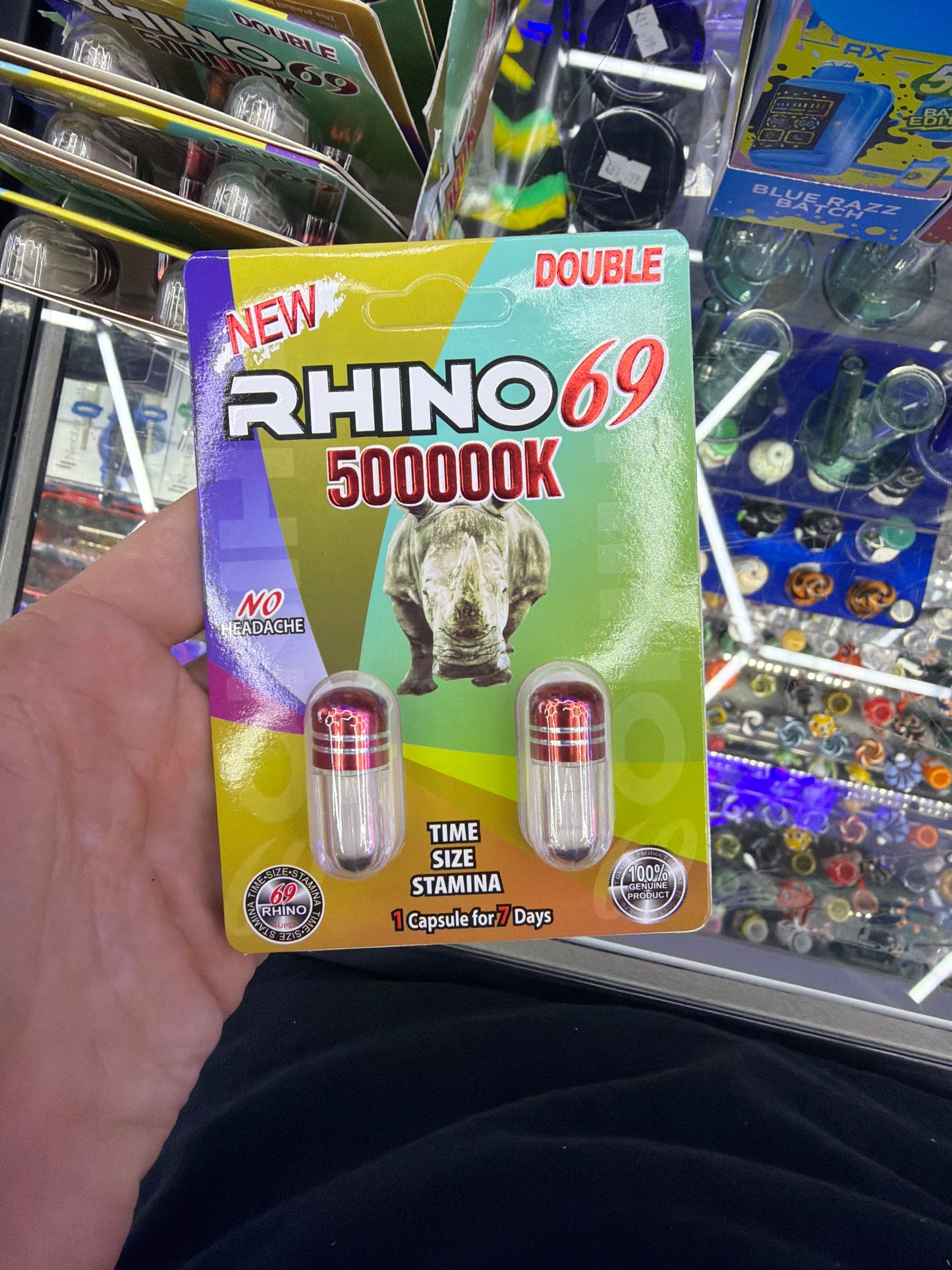 Rhino fast acting long lasting 500000k no headache