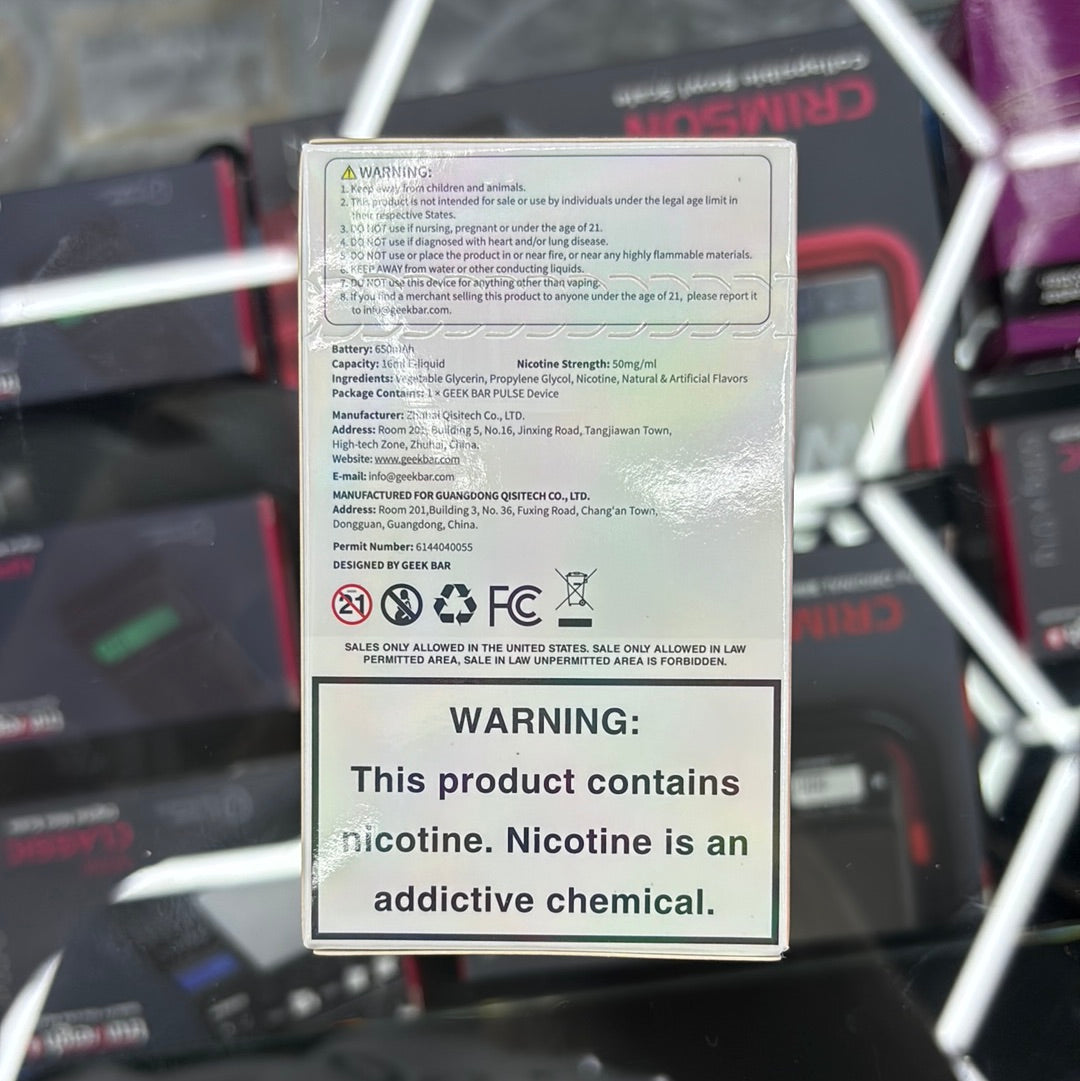 Geek bar pulse tropical rainbow blast