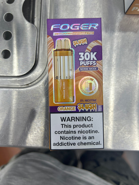 Fogger switch pro disposable pod 30k puffs orange slush