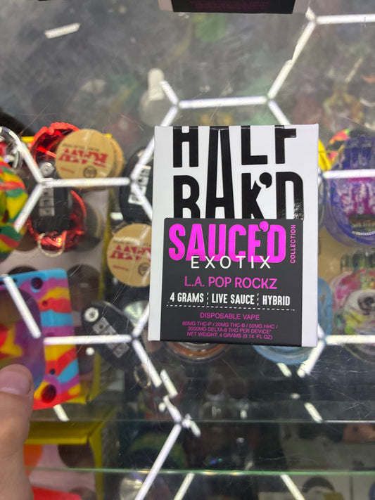 Half bakd 4g live sauce cartridge la pop rocks hybrid