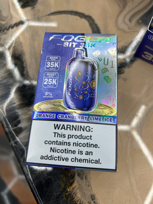 Fogger bit 35k orange cranberry lime ice