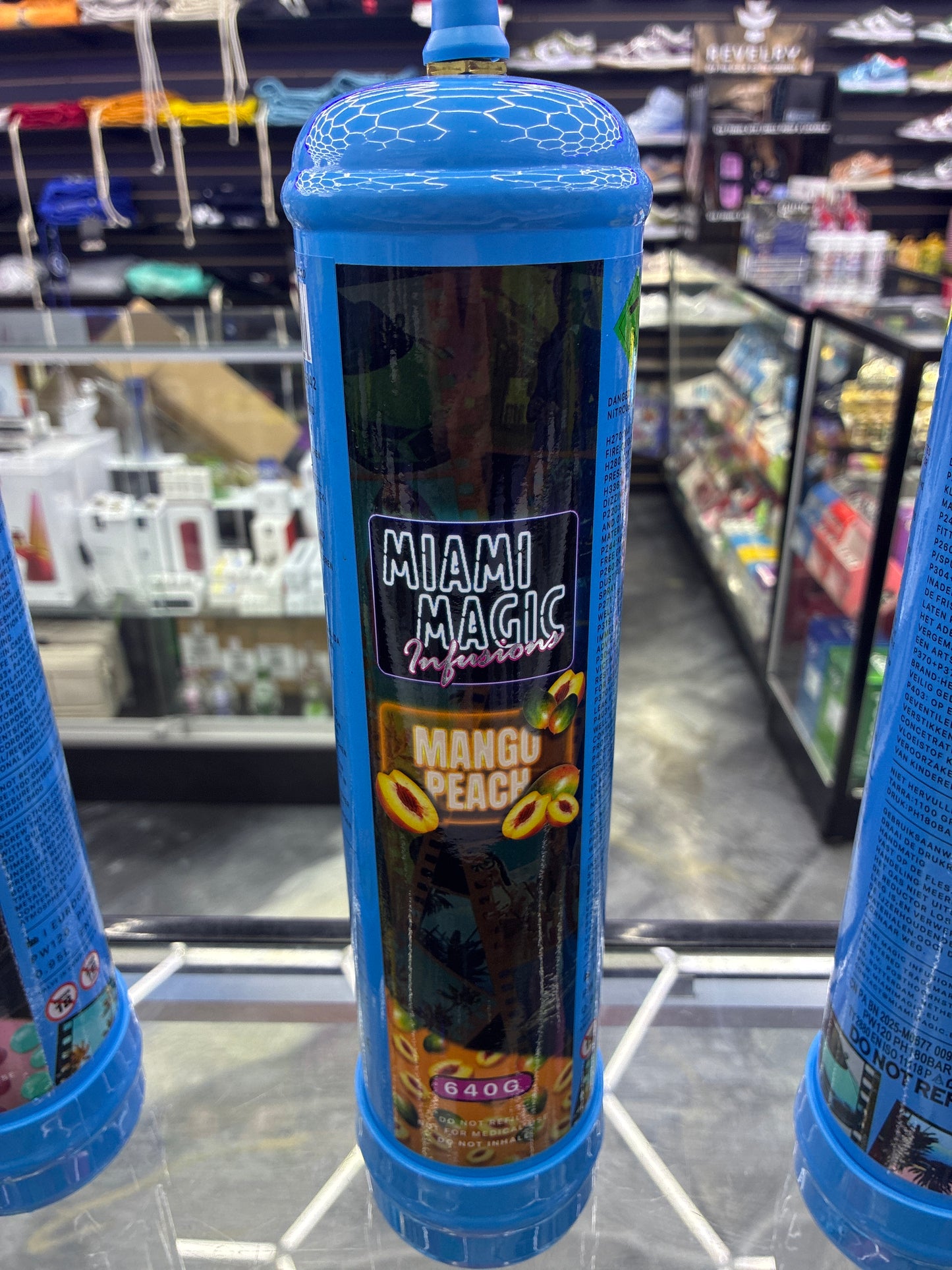 Miami magic infusions mango peach 640 G