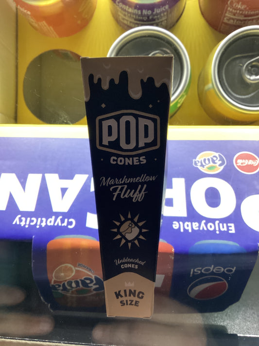 Pop cones marshmallow fluff 3 pack king sized cones