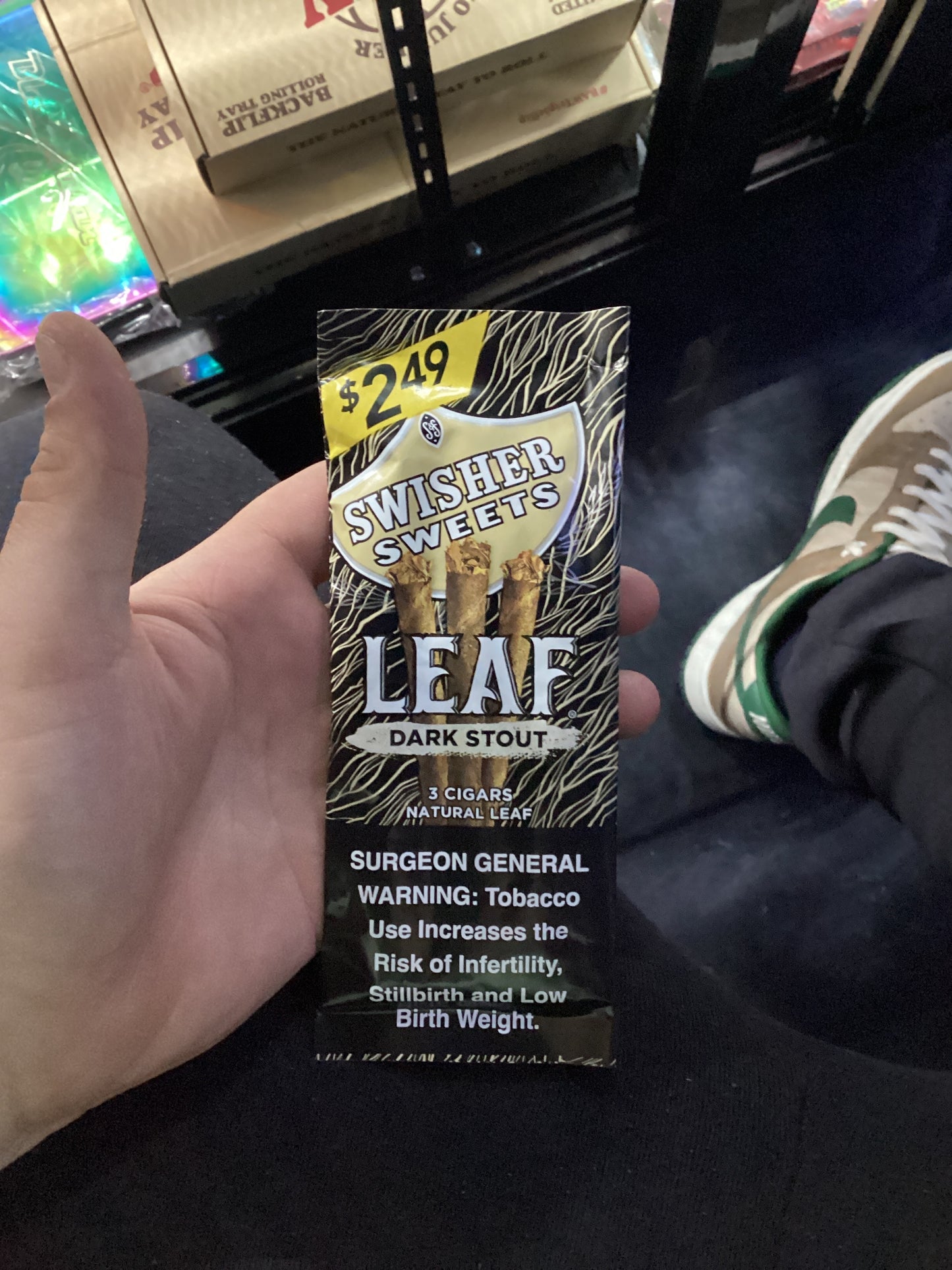 Swisher sweets leaf dark stout