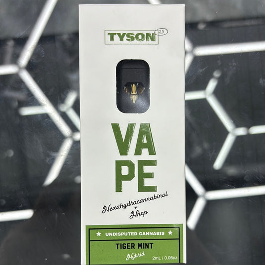 Tyson, vape, tiger, mint hybrid