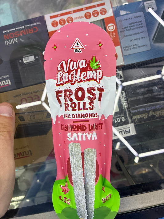 Viva la hemp frost rolls thca diamonds frost diamond drift sativa