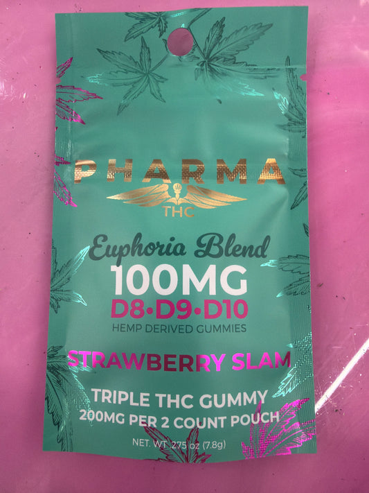 Pharma THC Euphoria Blend – Strawberry Slam