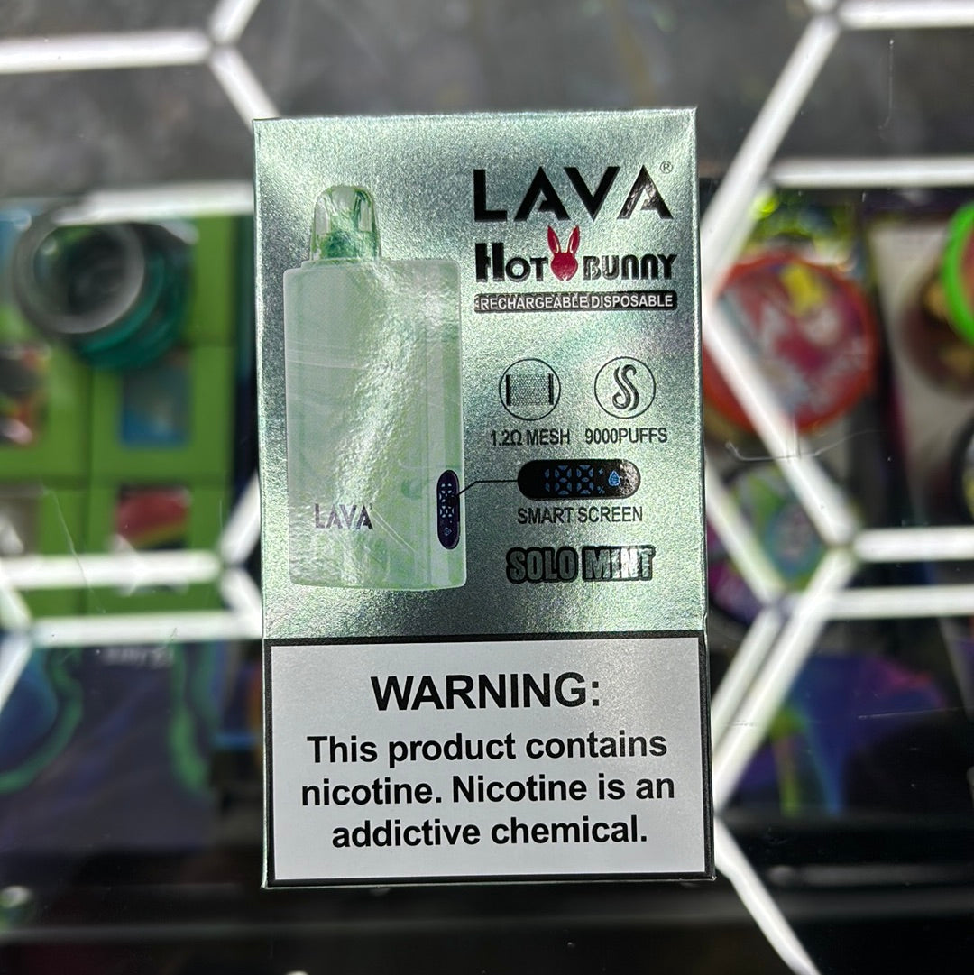 Lava hot bunny 9000 puffs solo mint