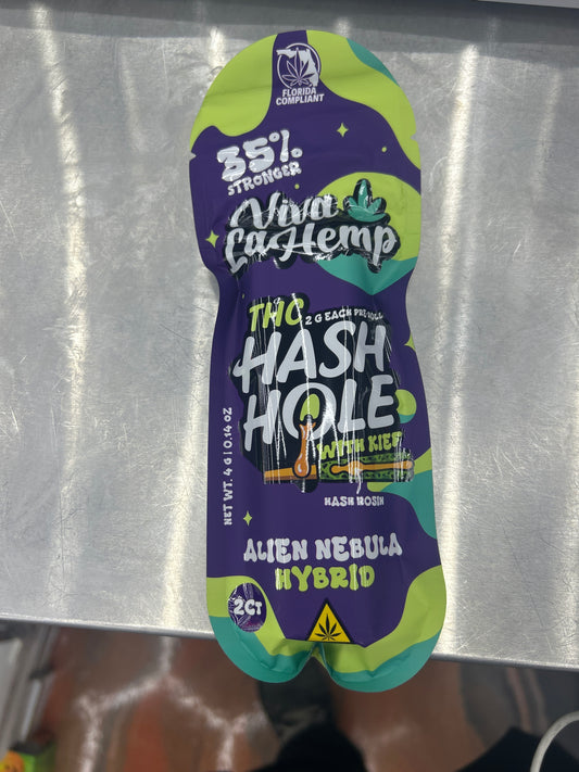 Viva la hemp thcp hash hole w keef 4g total alien nebula hybrid