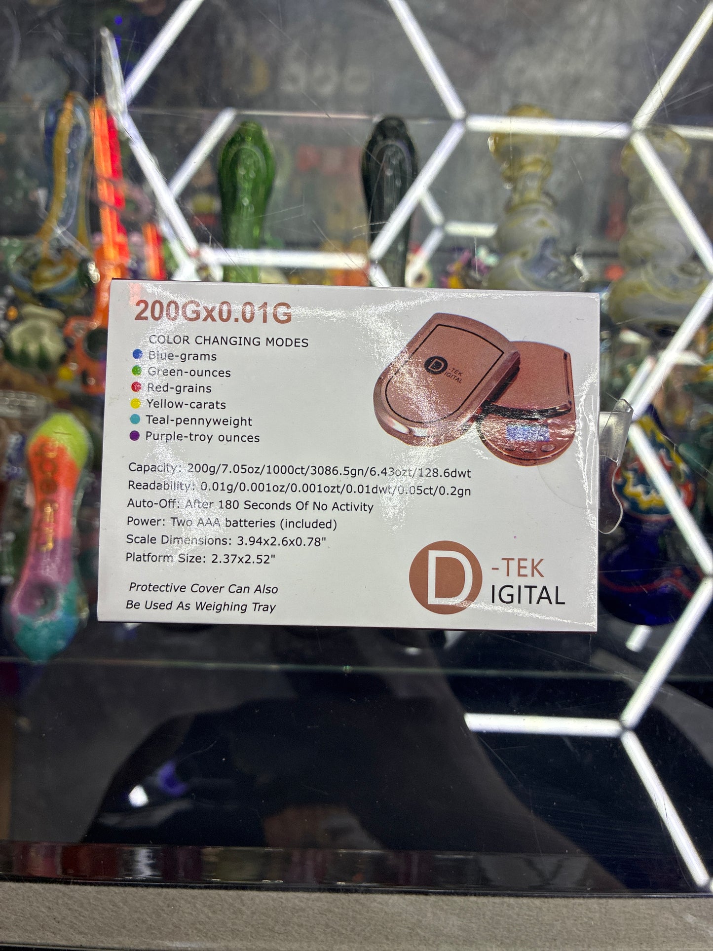 Tek-digital limited edition rose gold mini scale