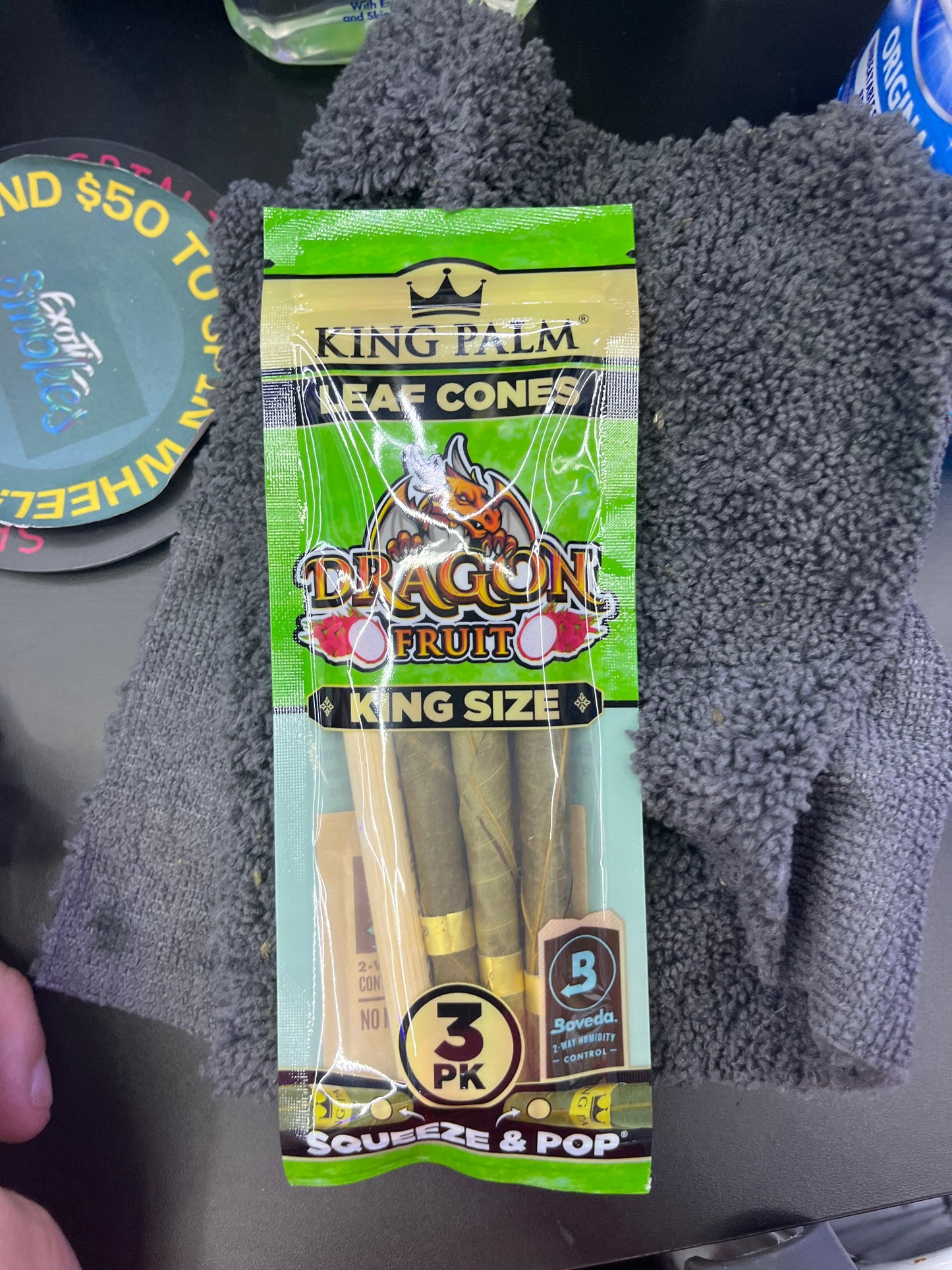 King palm dragon fruit king size 3pk