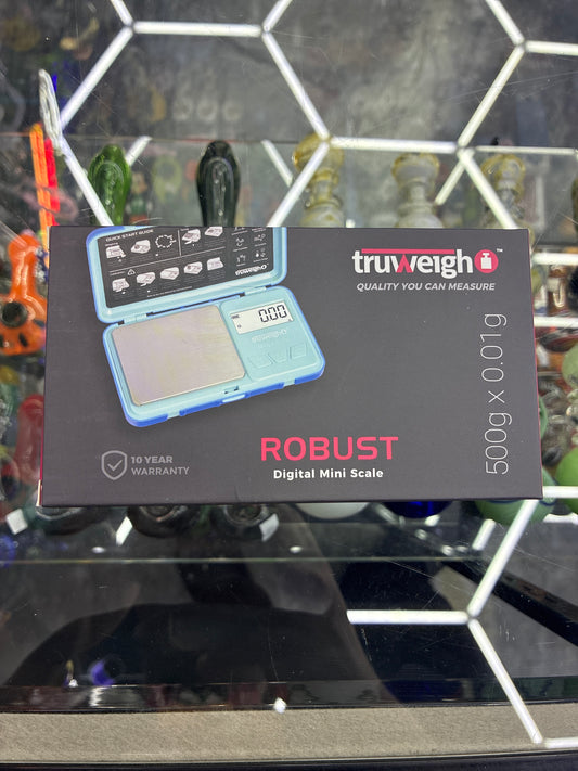 Truweight digital mini scale blue