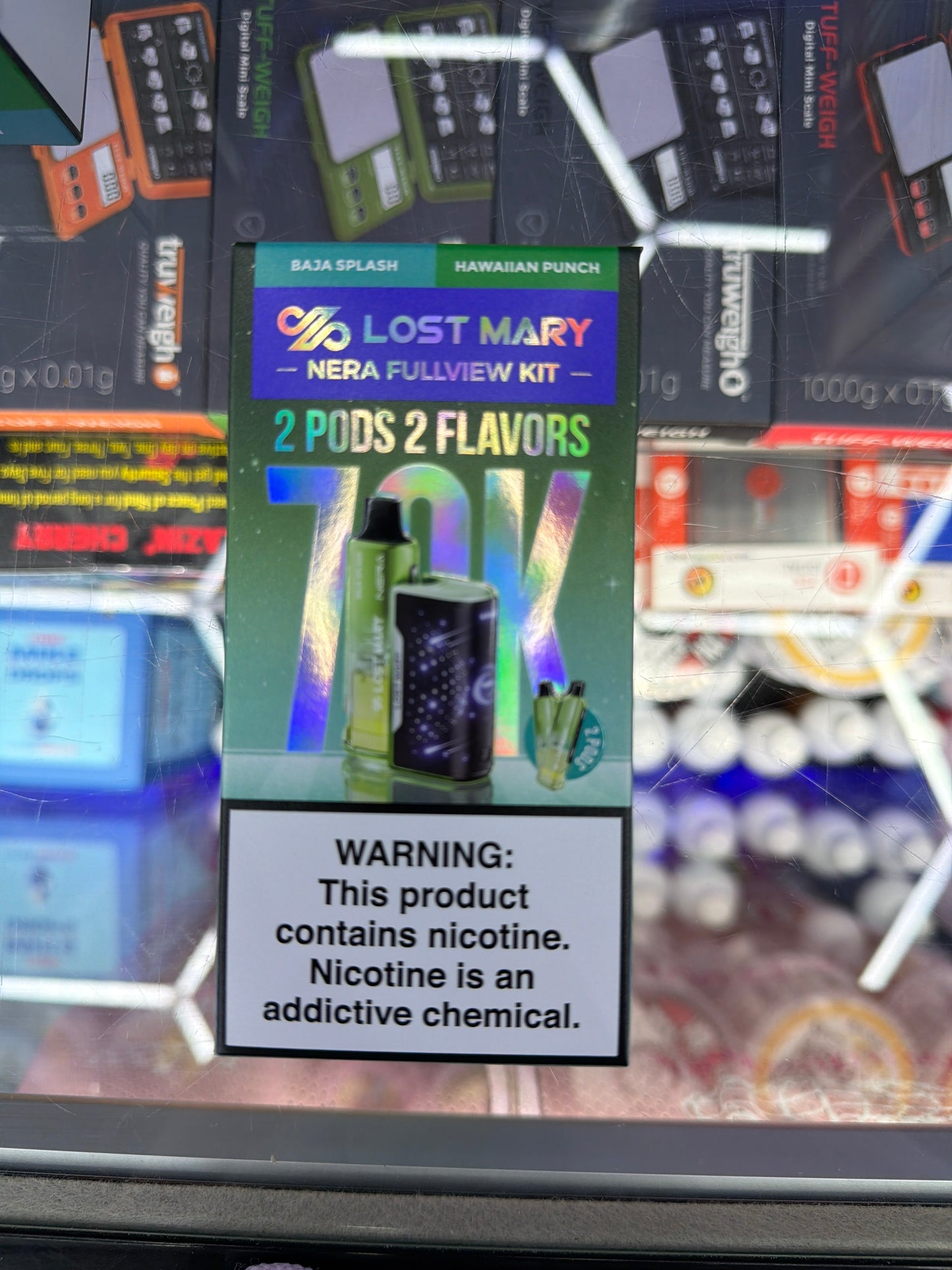 Lost Mary nera fullview kit 70k hits  Baja splash/ Hawaiian punch