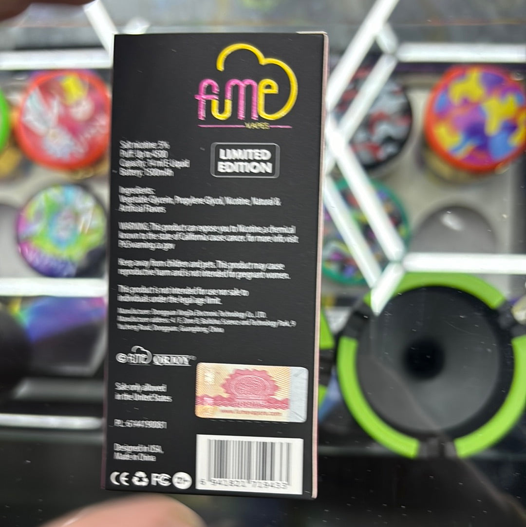 Fume 4500 puffs, strawberry, banana, limited edition