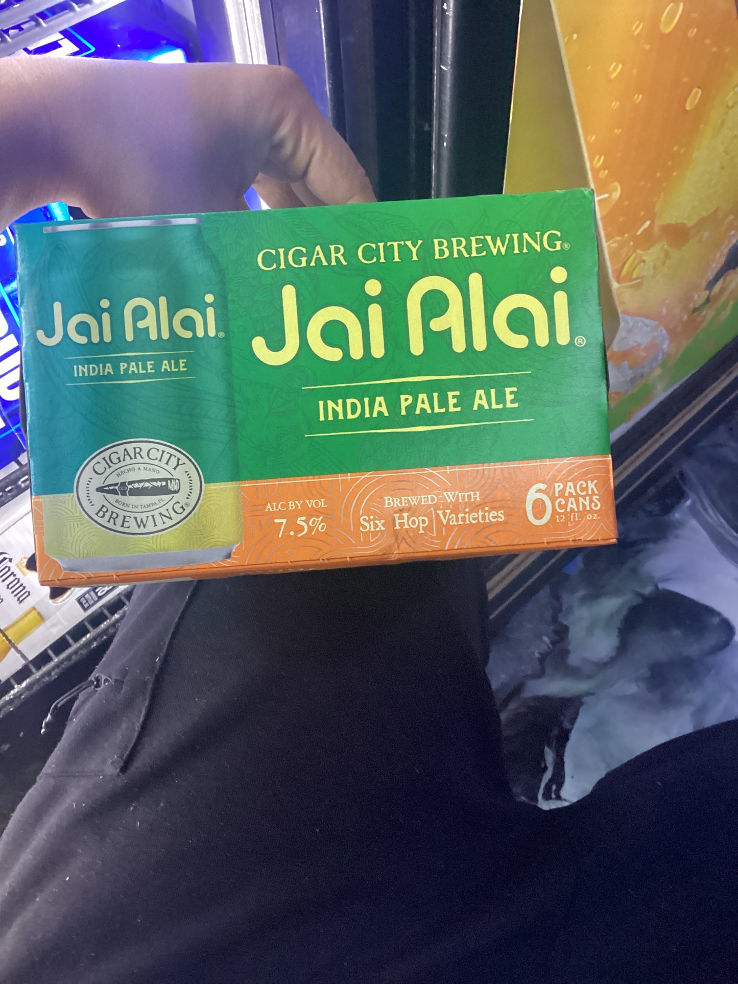 Jai alai 6 pack cans 12oz