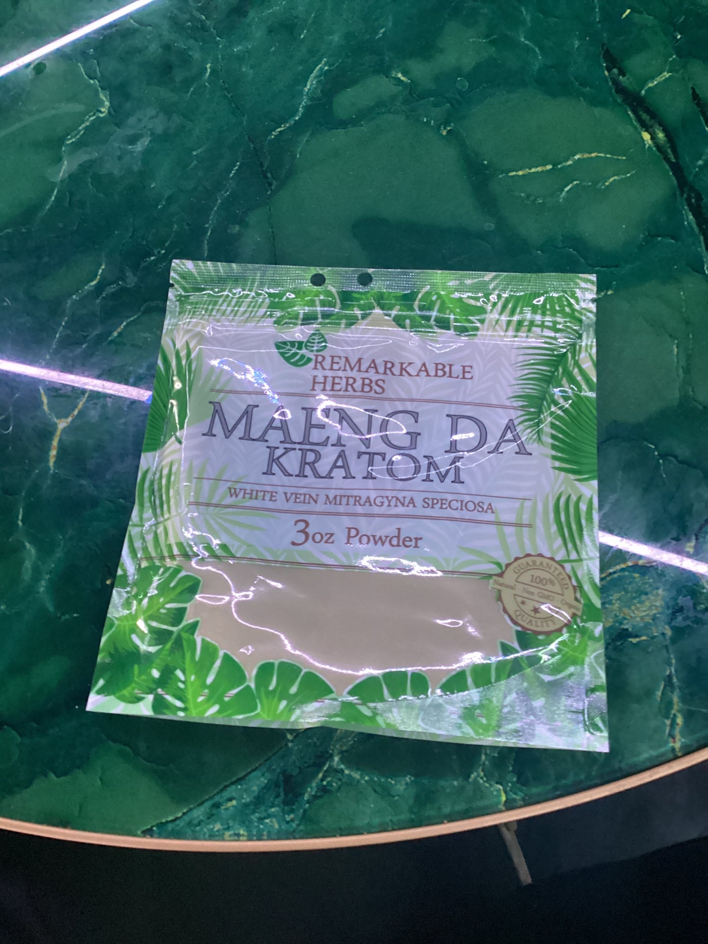 Remarkable herbs, maeng da Kratom , white vein mitragyna speciosa 3oz powder