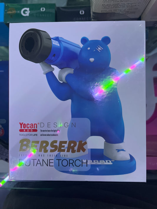 Yocan design berserk butane torch blue