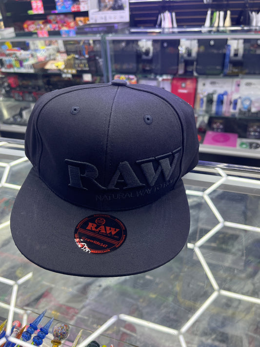 Raw poker hat black