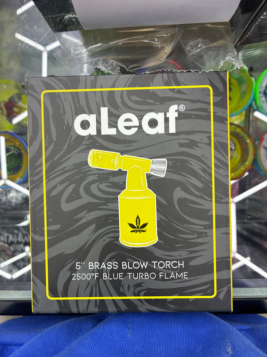 Aleaf 5” brass blow torch honey