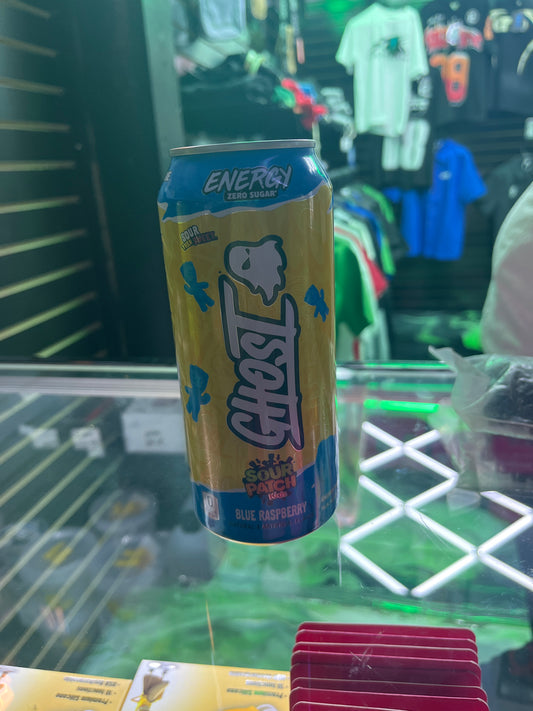 Ghost energy blue raspberry sour patch kids 16floz