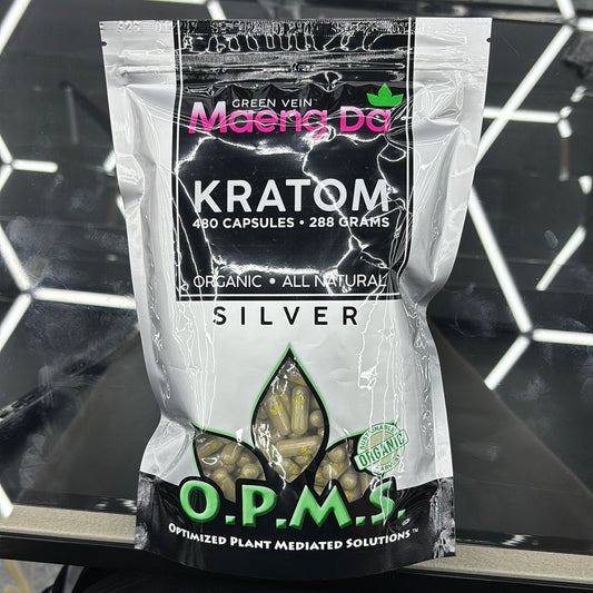 Opms maeng da 480 capsules, Kratom silver