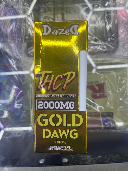 Dazed thcp 2000mg gold dawg sativa