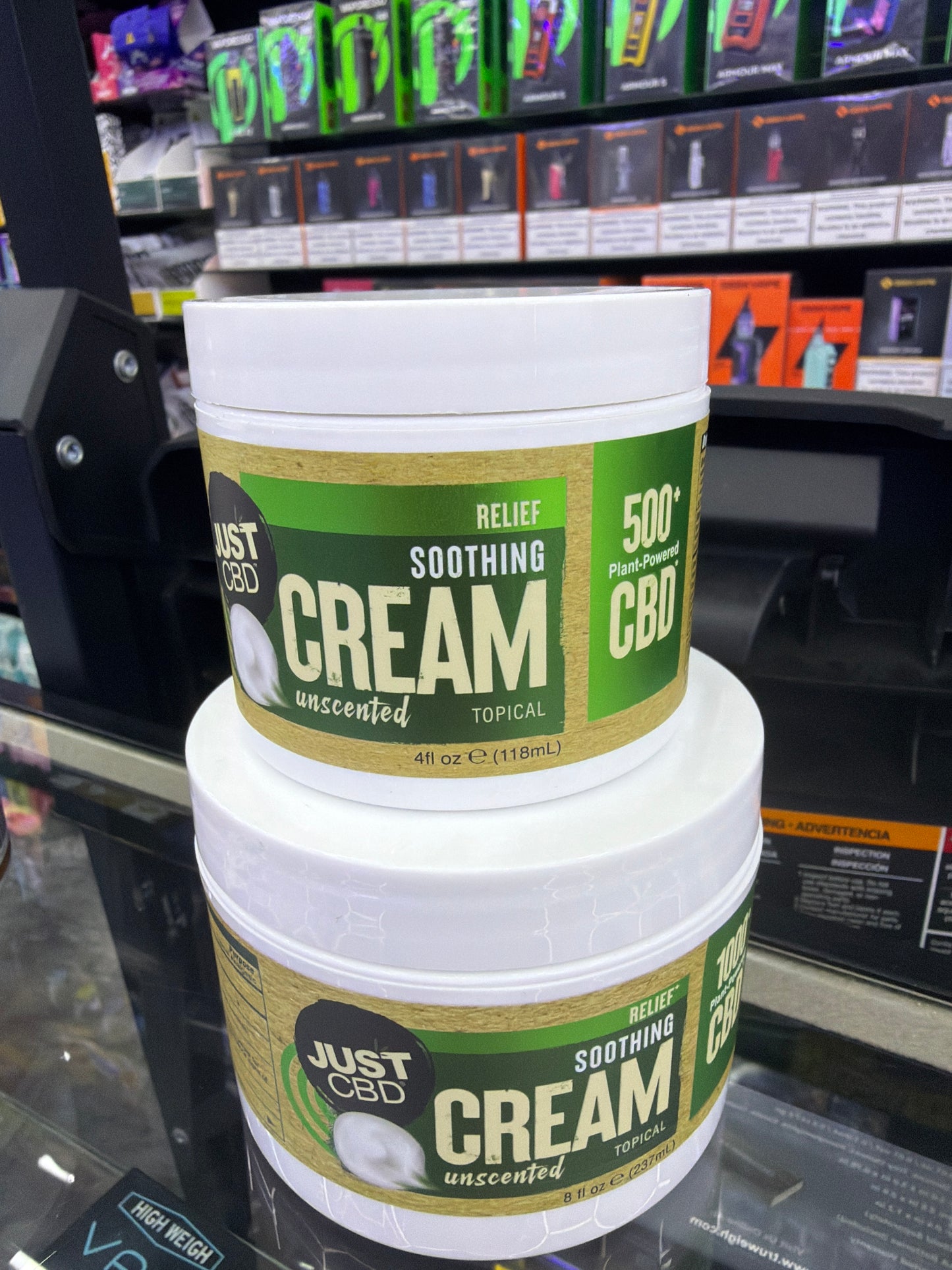 Just cbd soothing cream unscented 500mg