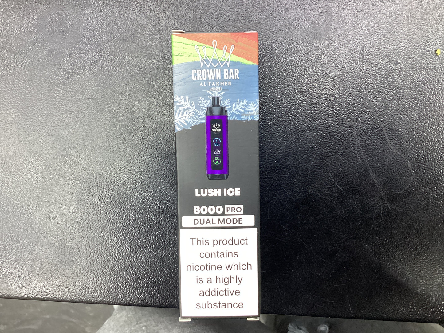 Al fakher crown bar lush ice 8000puffs