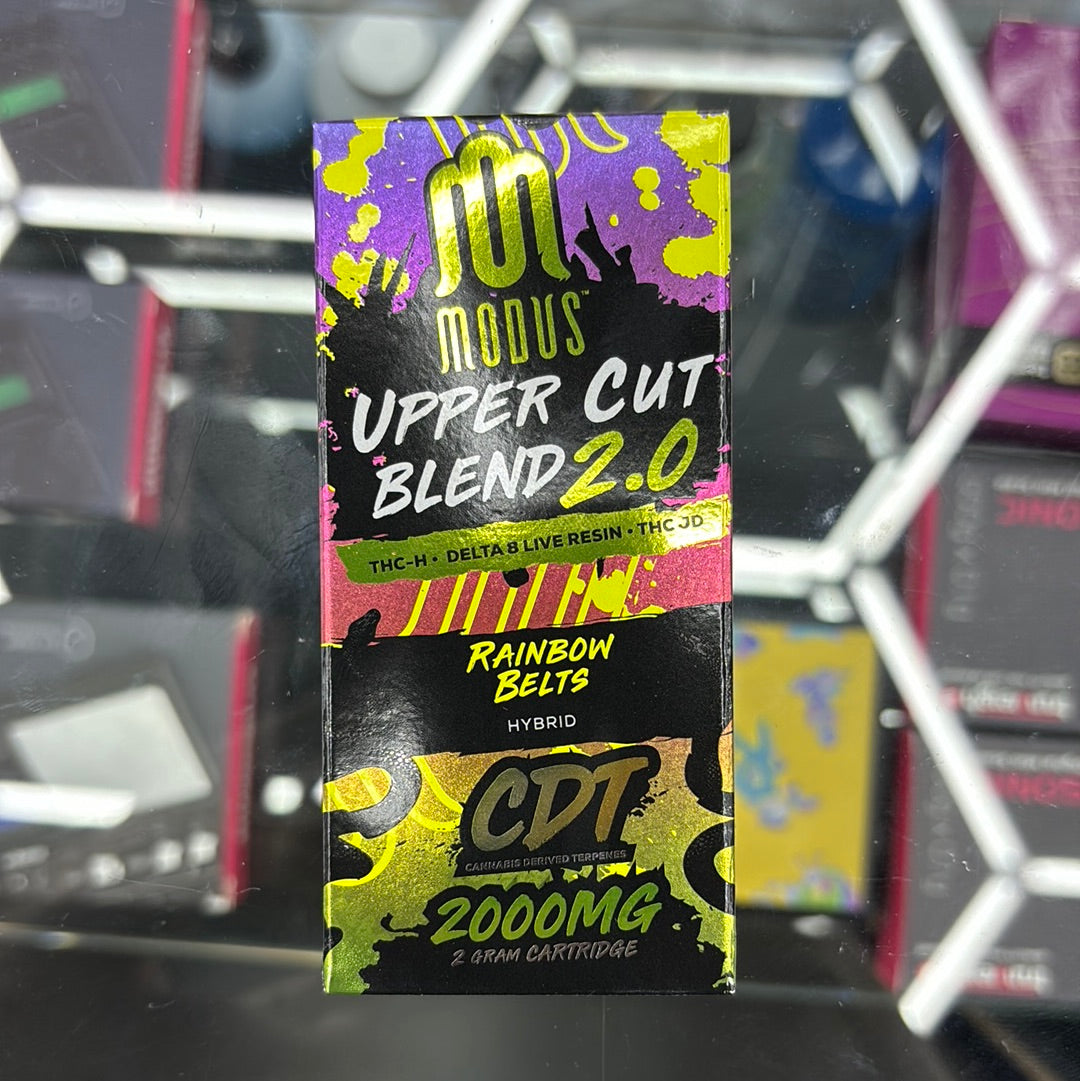 Modus tap out blend 2.0 rainbow belts, hybrid, 2G cartridge