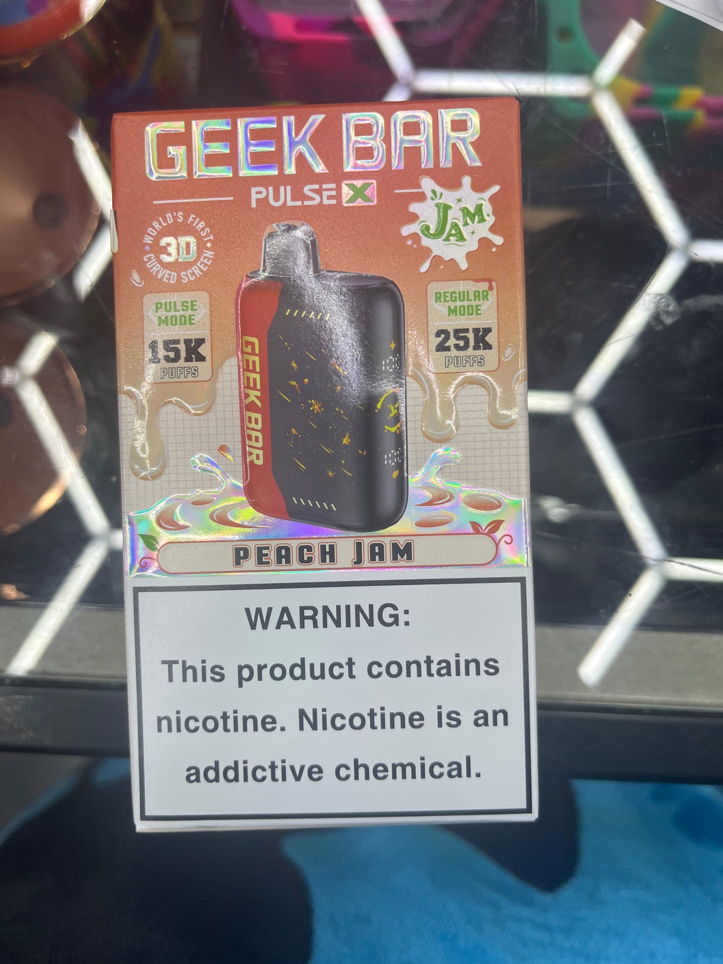 Geek bar pulse peach jam