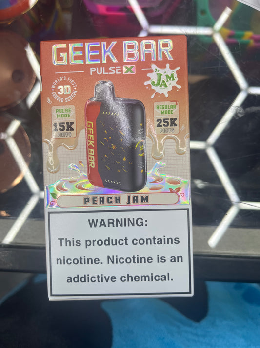 Geek bar pulse peach jam
