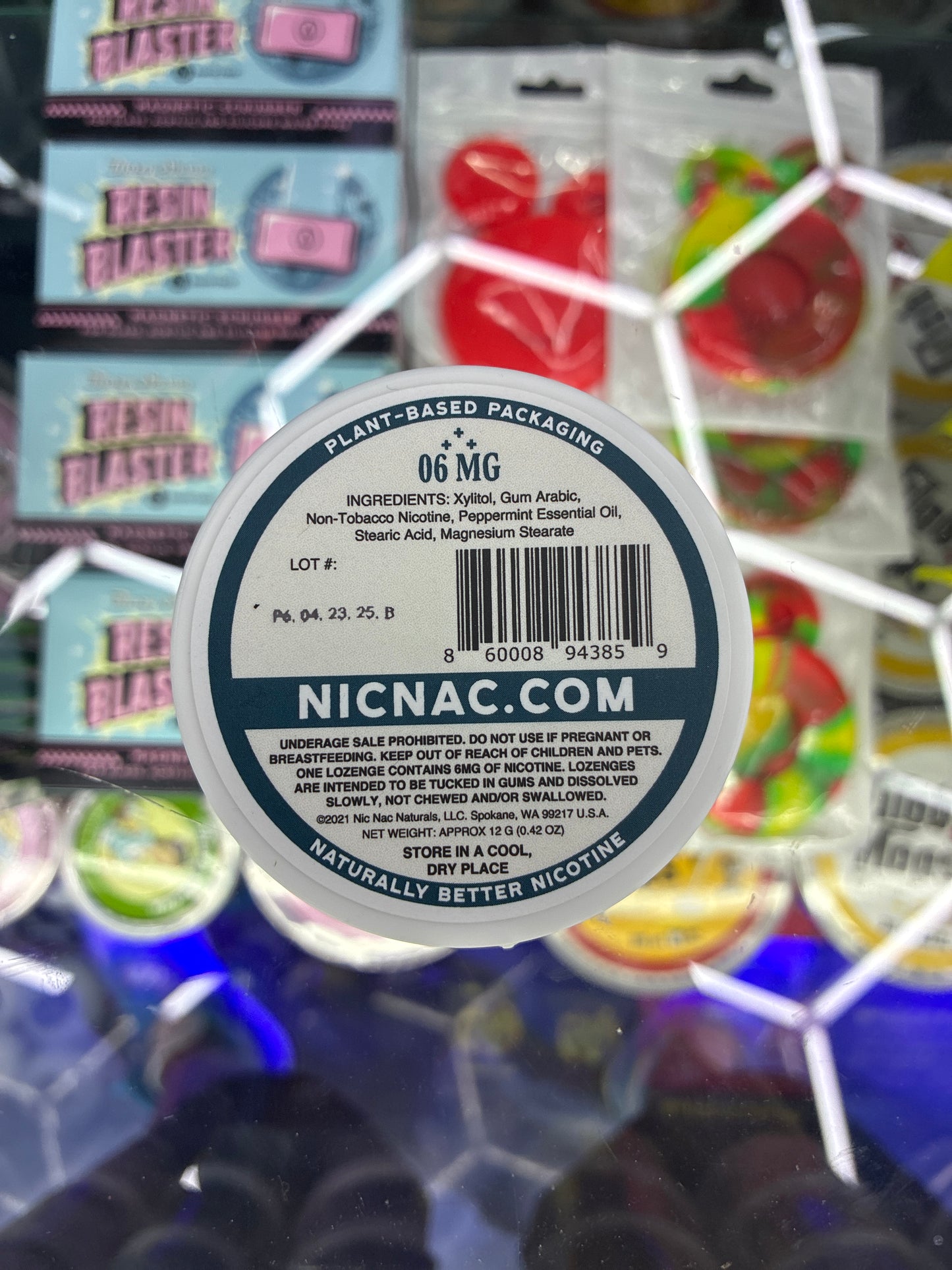 NICNAC NATURALS 15ct 06mg Peppermint