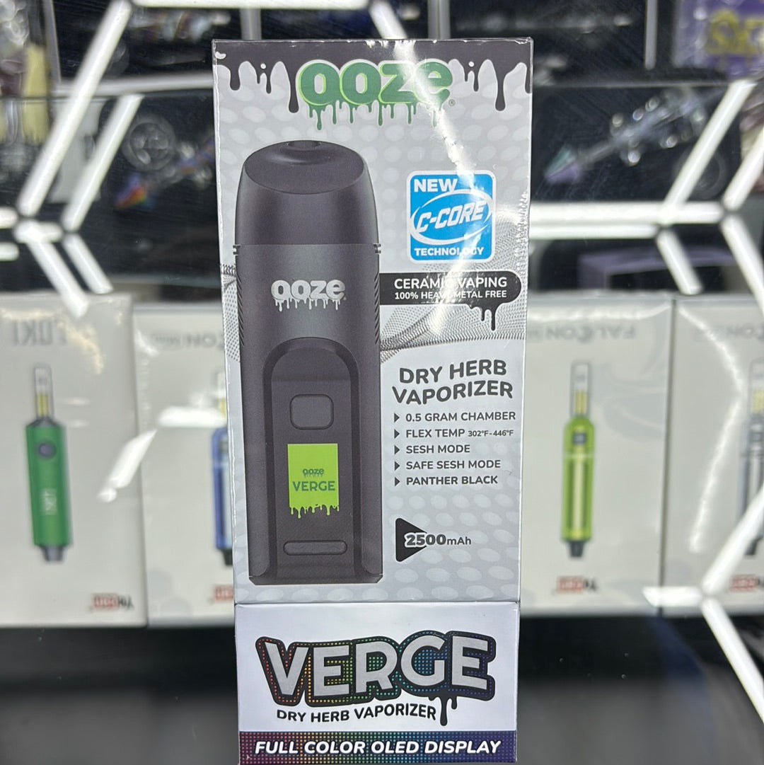 Ooze Virge dry herb, vaporizer, black