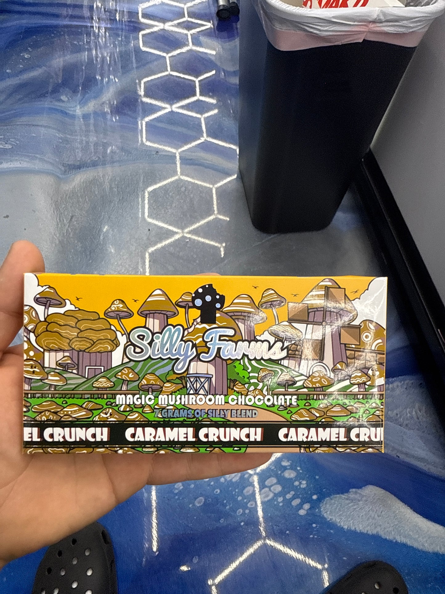 Silly farms magic mushroom chocolate caramel crunch