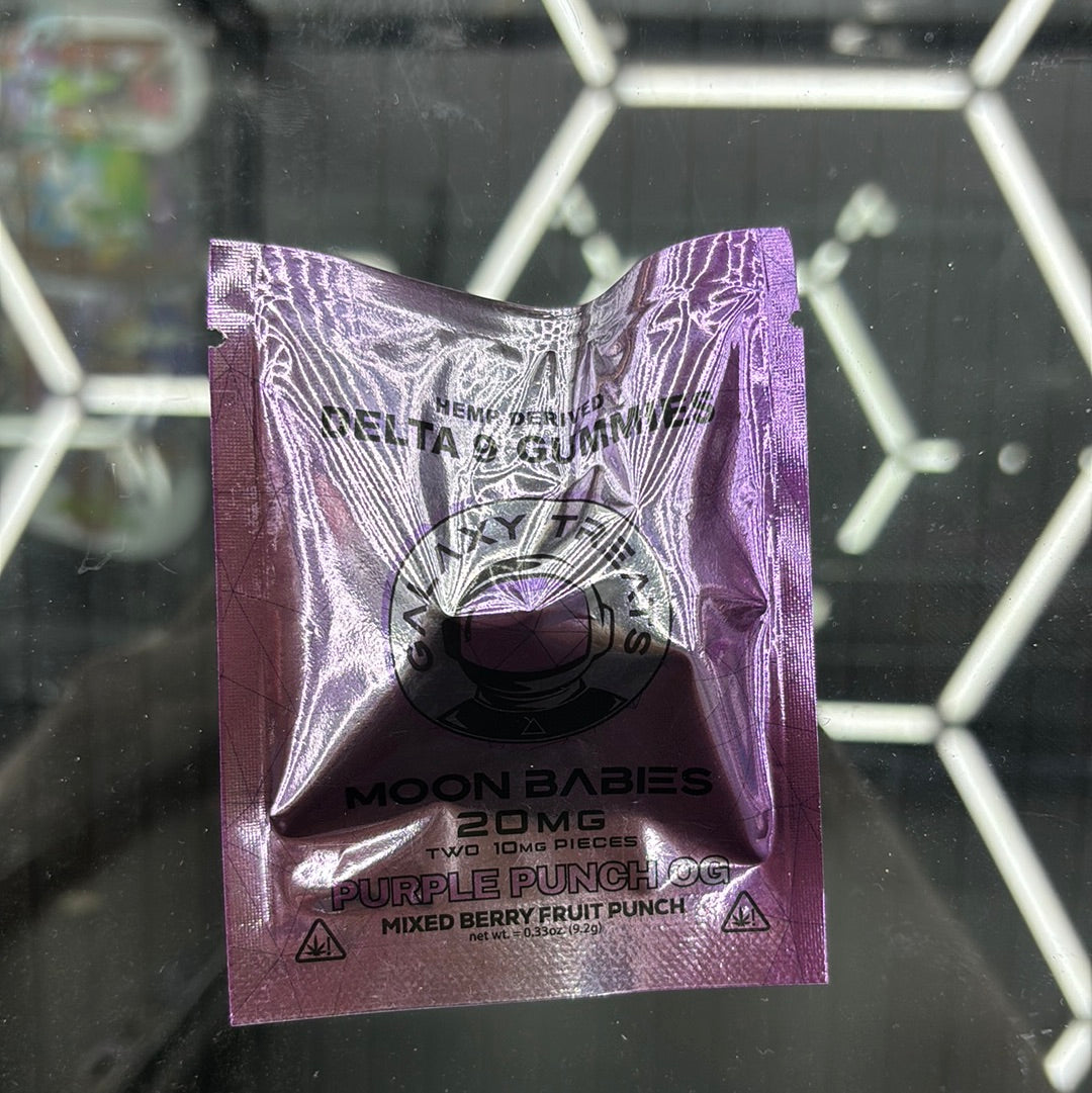 Galaxy treats moon babies purple punch, OG, mixed berry, fruit punch