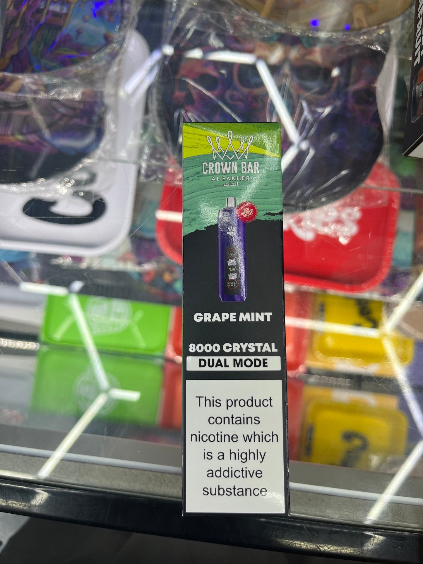 Al fakher crown grape mint edition 8kpuffs