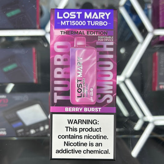 Lost Mary Berry burst 15,000 puffs thermal edition